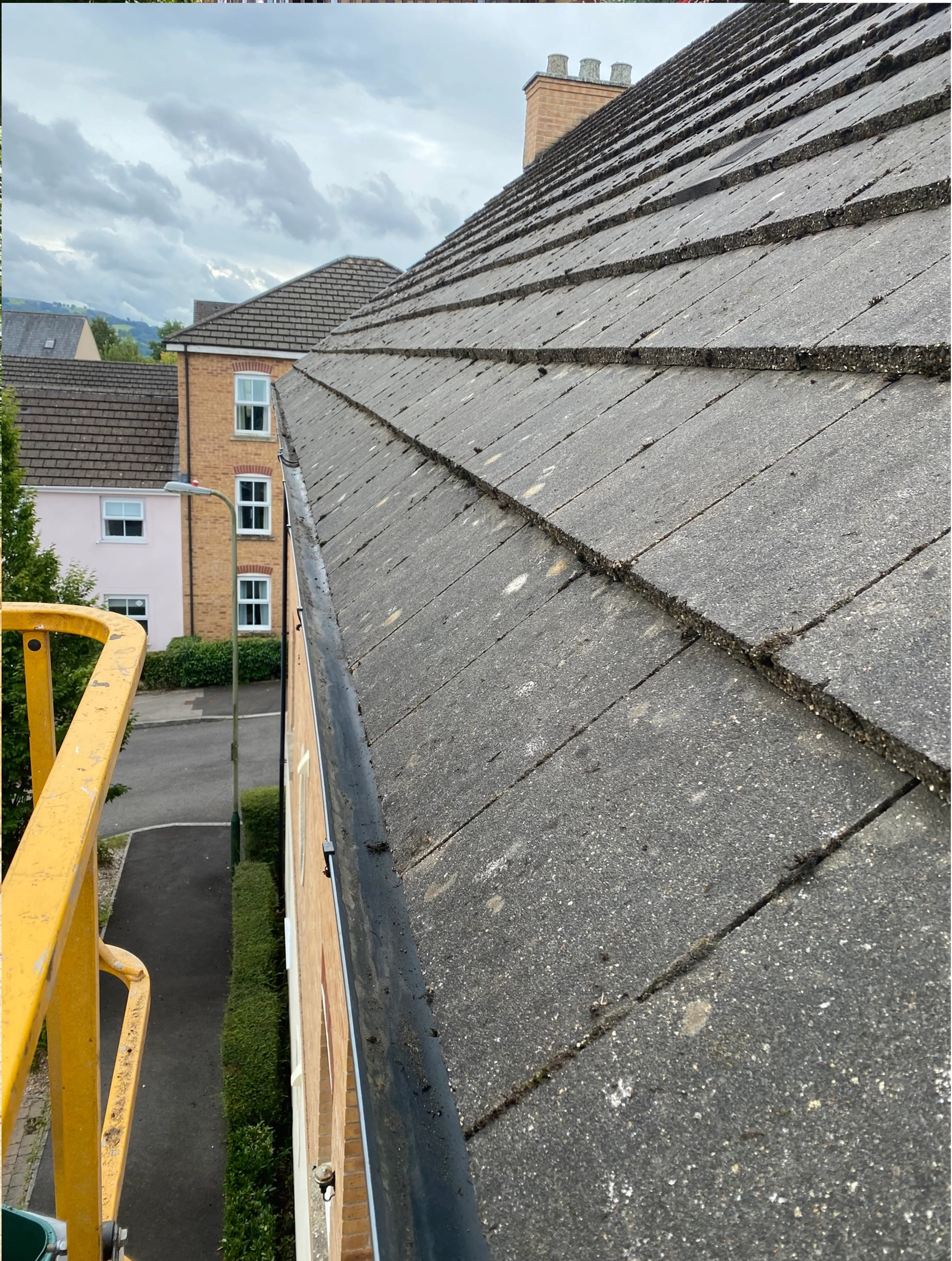 Gutter cleaning example 2